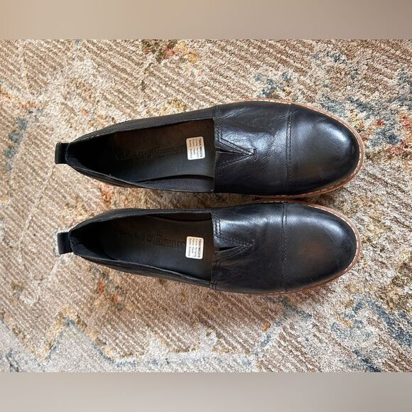 Timberland Black Leather Women's Shoes - Picture 7 of 9